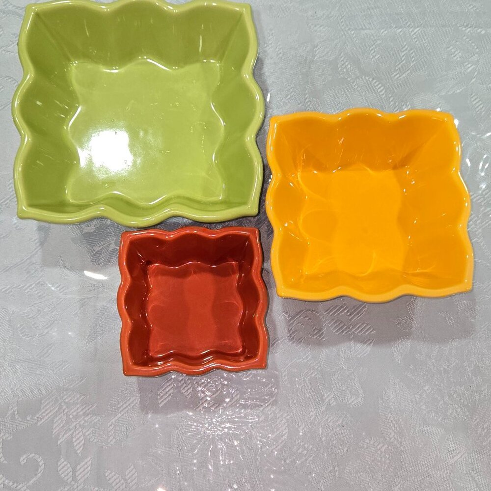 Chantal Talavera Collection Nesting Bowl Set of 3